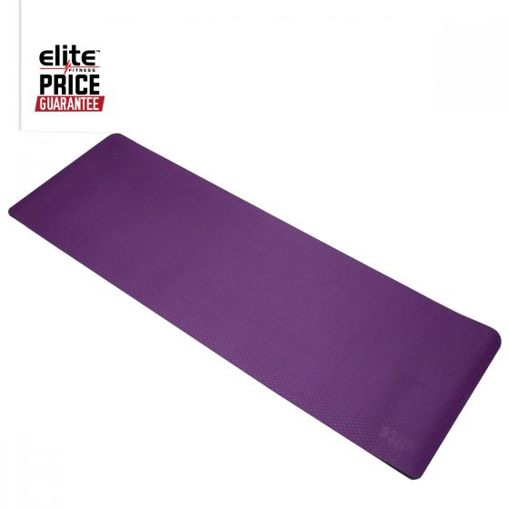 Elite Yoga Exercise Mat - Purple, Elite Fitness NZ