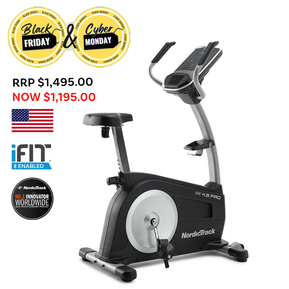 GX 4.5 Pro Exercycle - Available in Tauranga