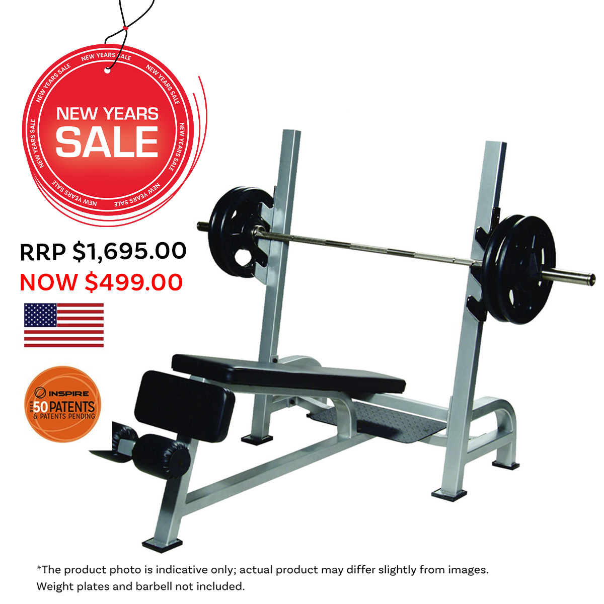 Olympic Decline Bench - Available In St Johns