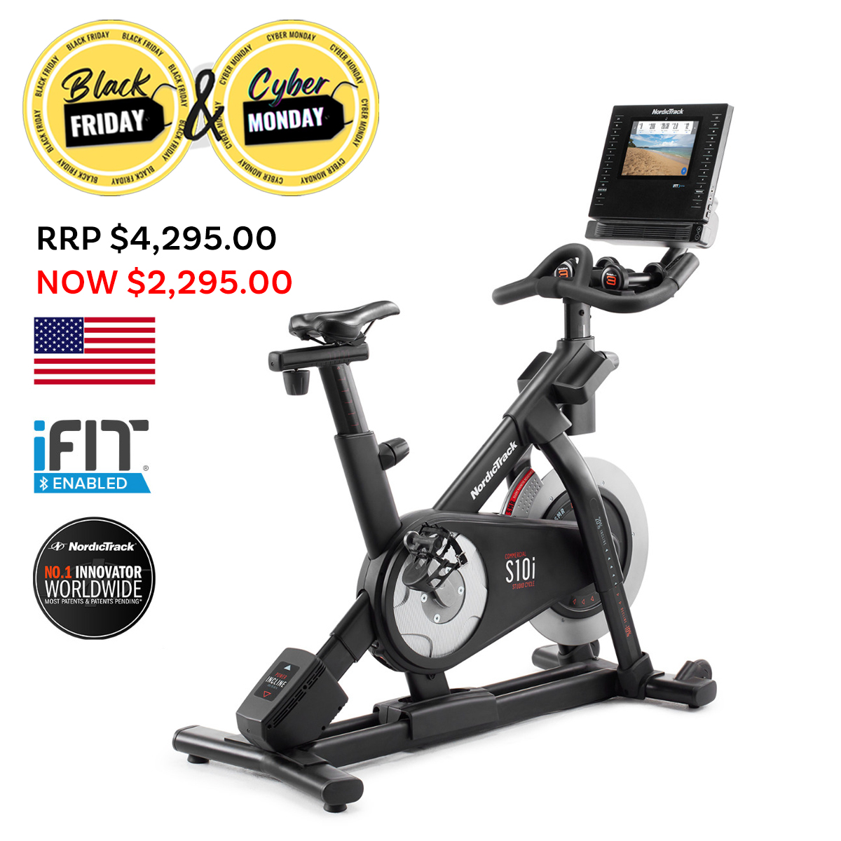 S10i Studio Exercycle Clearance - Available In St Johns,  Wairau & Palmerston North