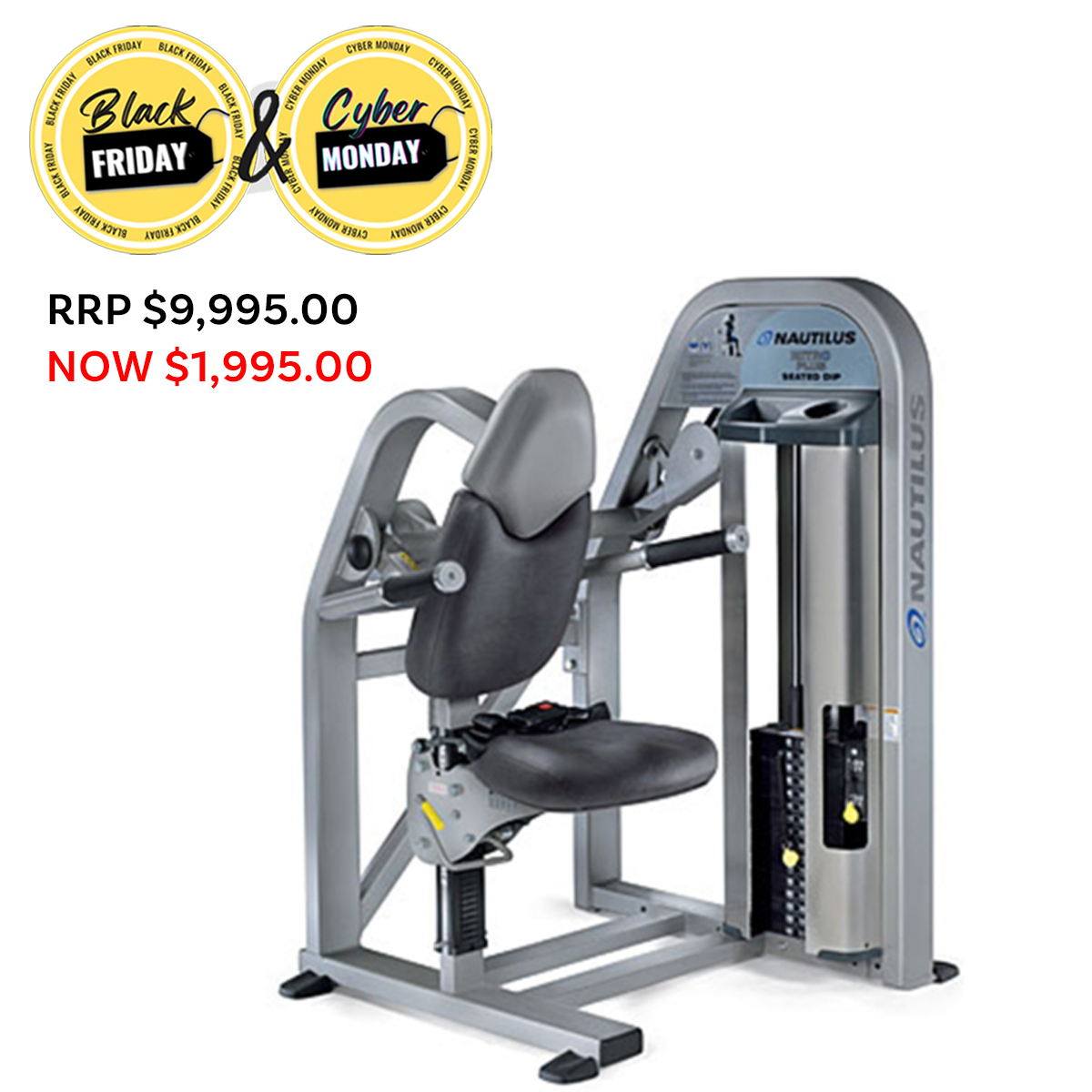 Nitro Seated Dip Machine - Available in St Johns